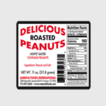 Roasted Peanuts - Slightly Salted (11 oz)